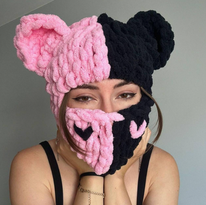 Bear Ear Wool Beanie