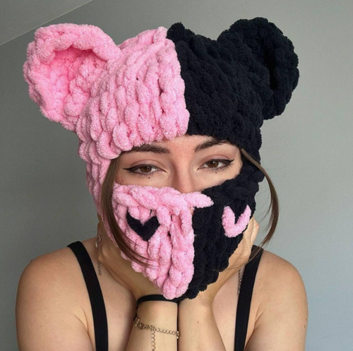 Bear Ear Wool Beanie