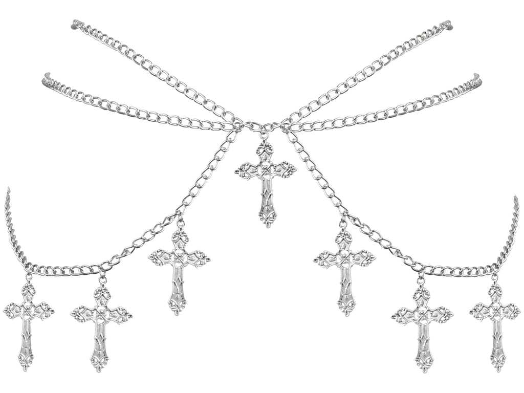 Cross Chain belt Gothic Belt for Women