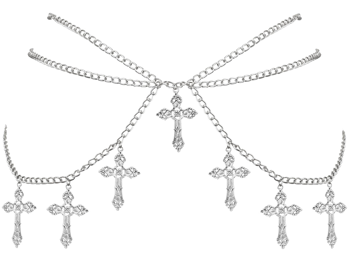 Cross Chain belt Gothic Belt for Women