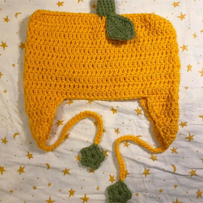 Hand Knitted Striped Woolen Beanie
